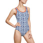 Royal Azure One-Piece Swimsuit #PY