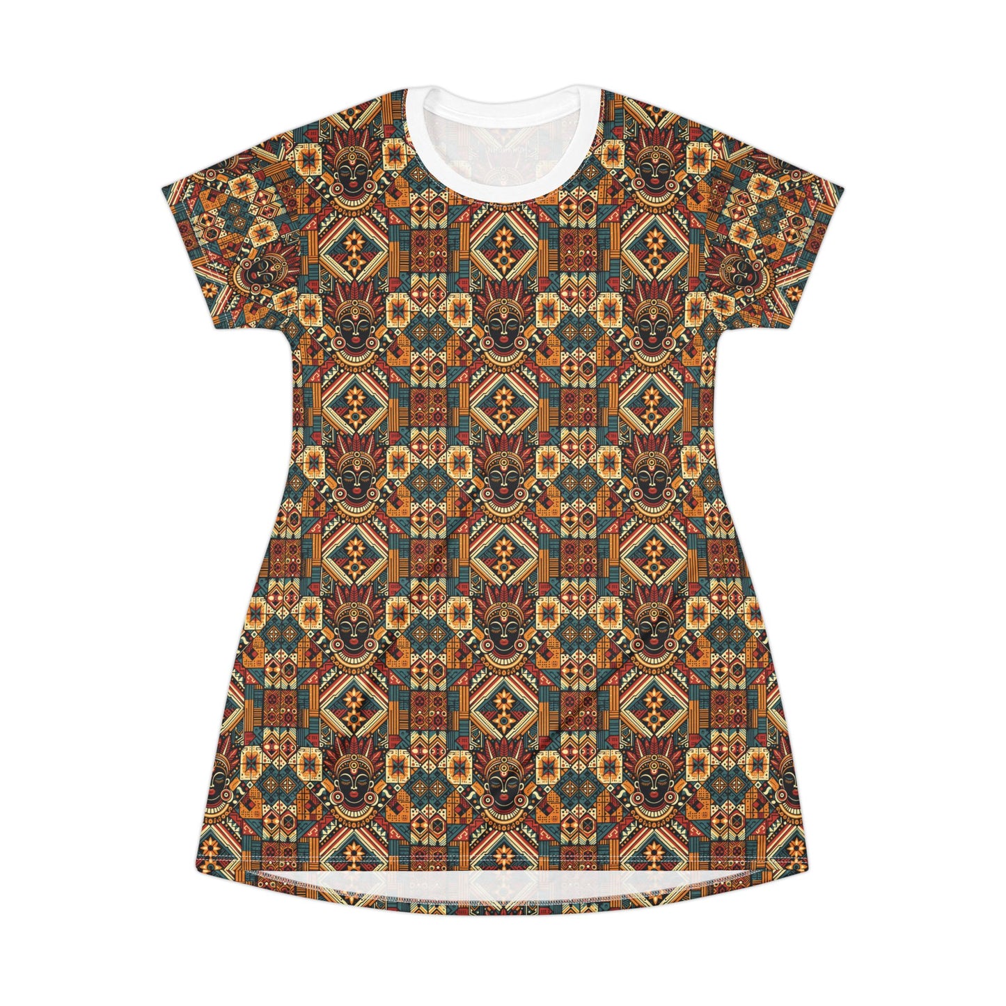 Afrik Bohemian T-Shirt Dress #PY
