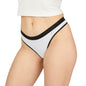 Women's White Thongs, Comfortable Underwear #PY