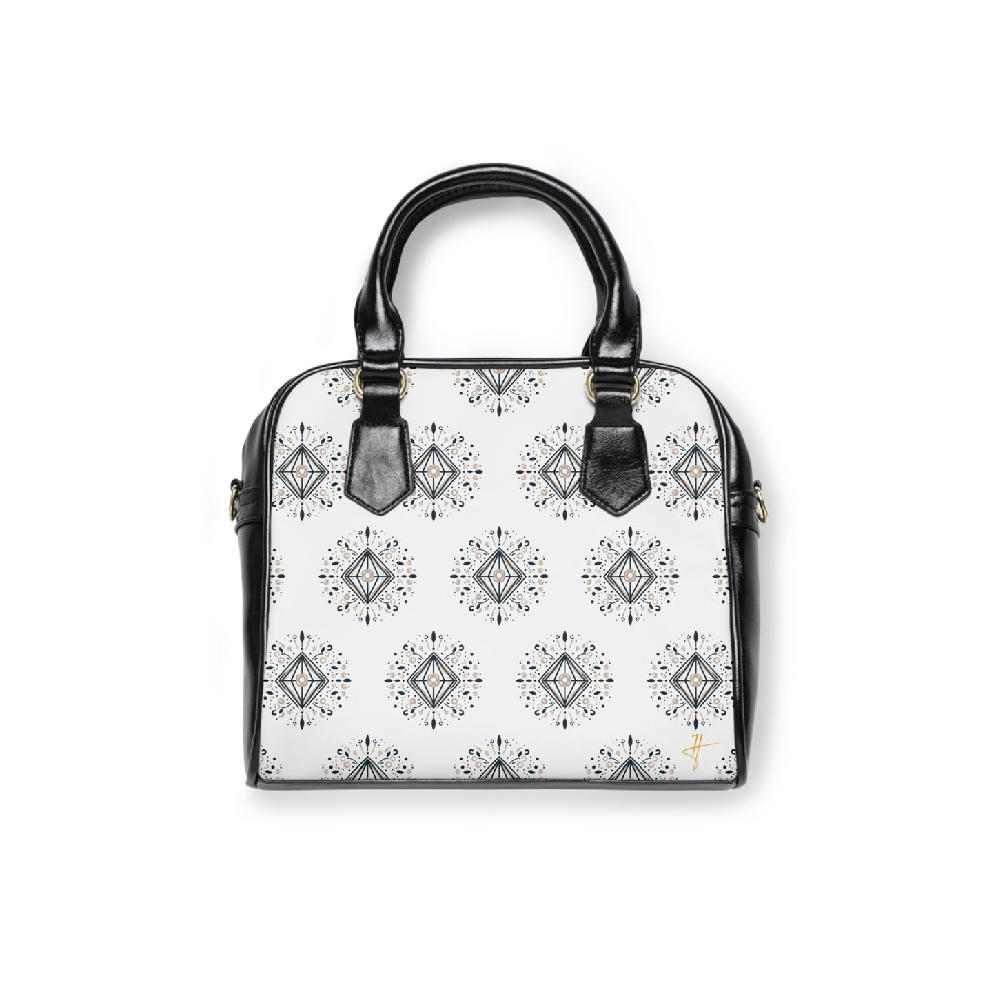 Diamond Folk Shoulder Handbag #PY