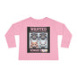Wanted Cat Toddler Long Sleeve Tee #PY