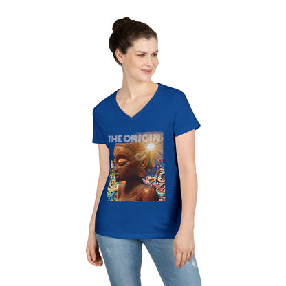 African Origin V-Neck T-Shirt #PY