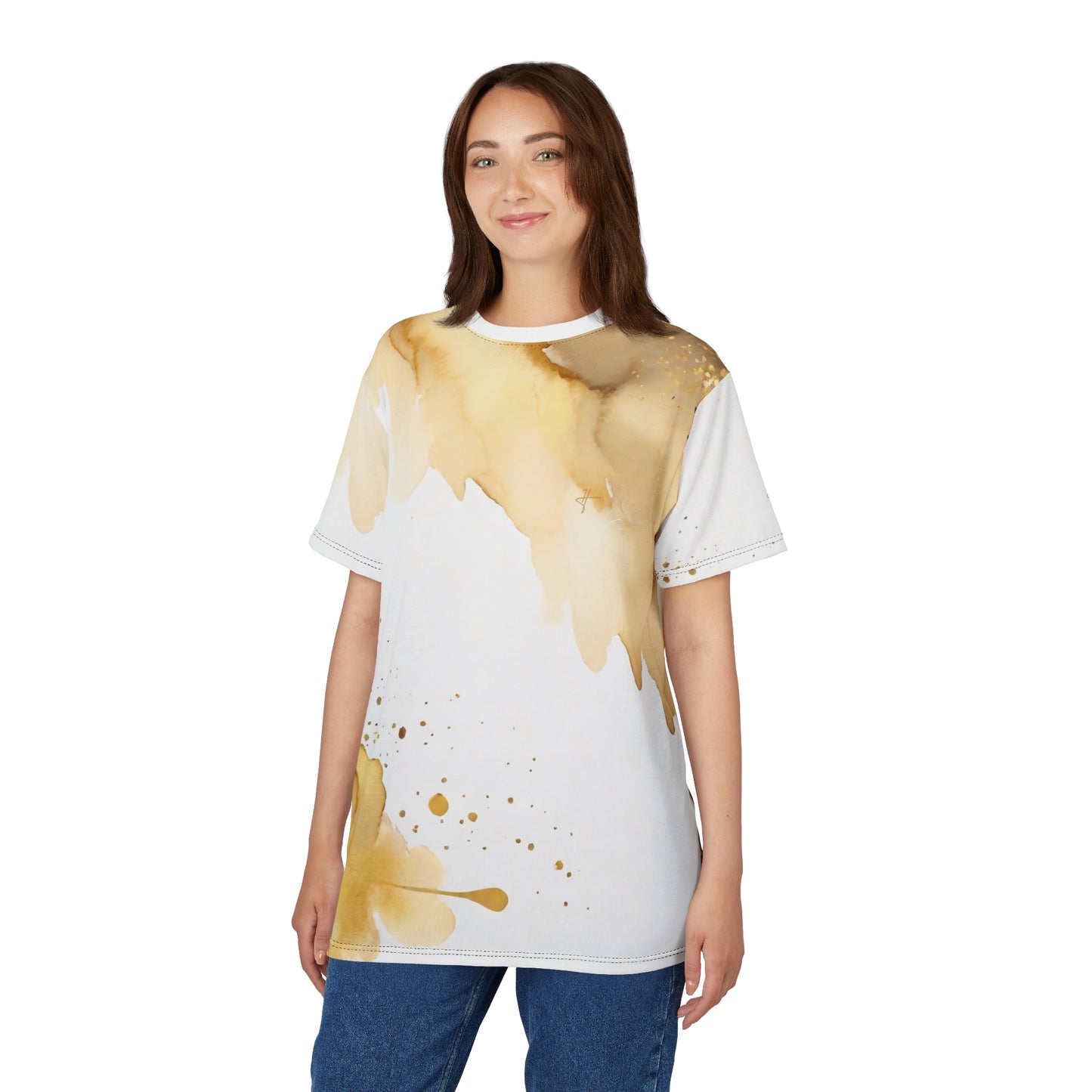 Mystic Yellow unisex sport Shirt #PY
