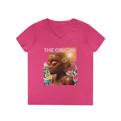 African Origin V-Neck T-Shirt #PY