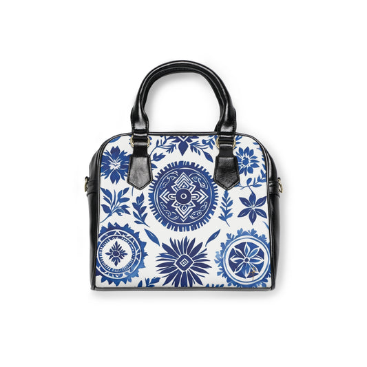 Royal Azure Shoulder Handbag #PY