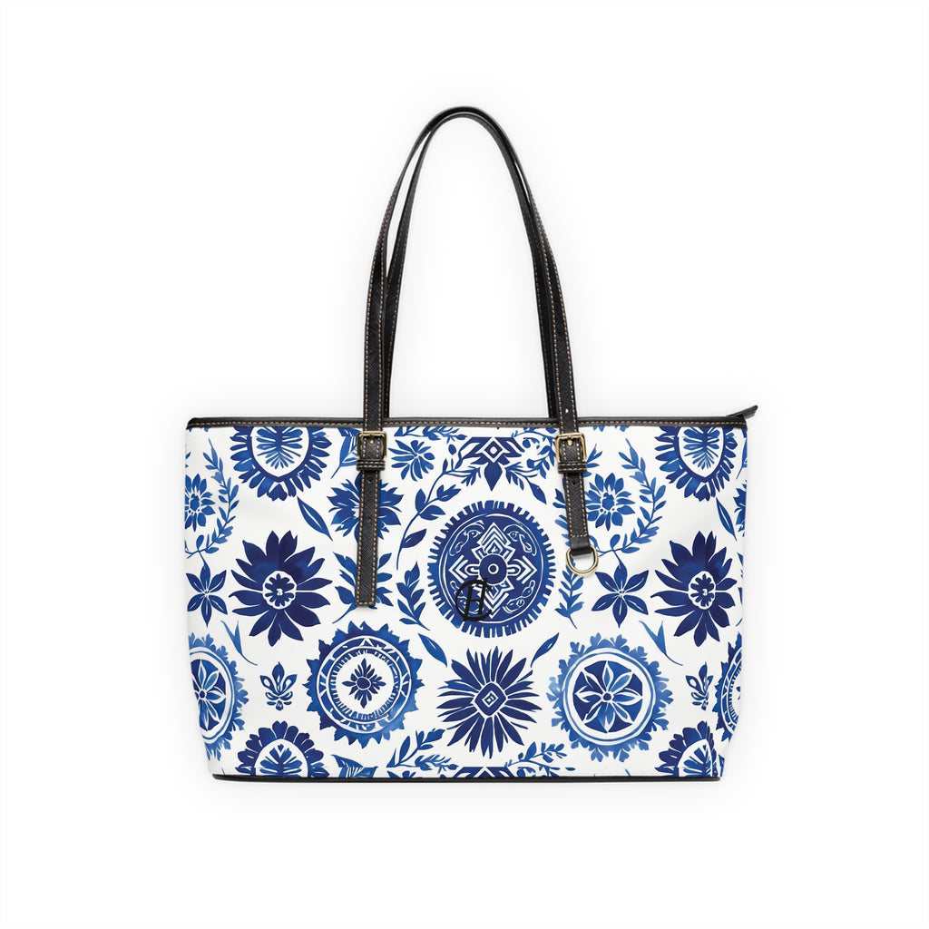 HUMANCHIC Royal Azure Leather Shoulder Bag