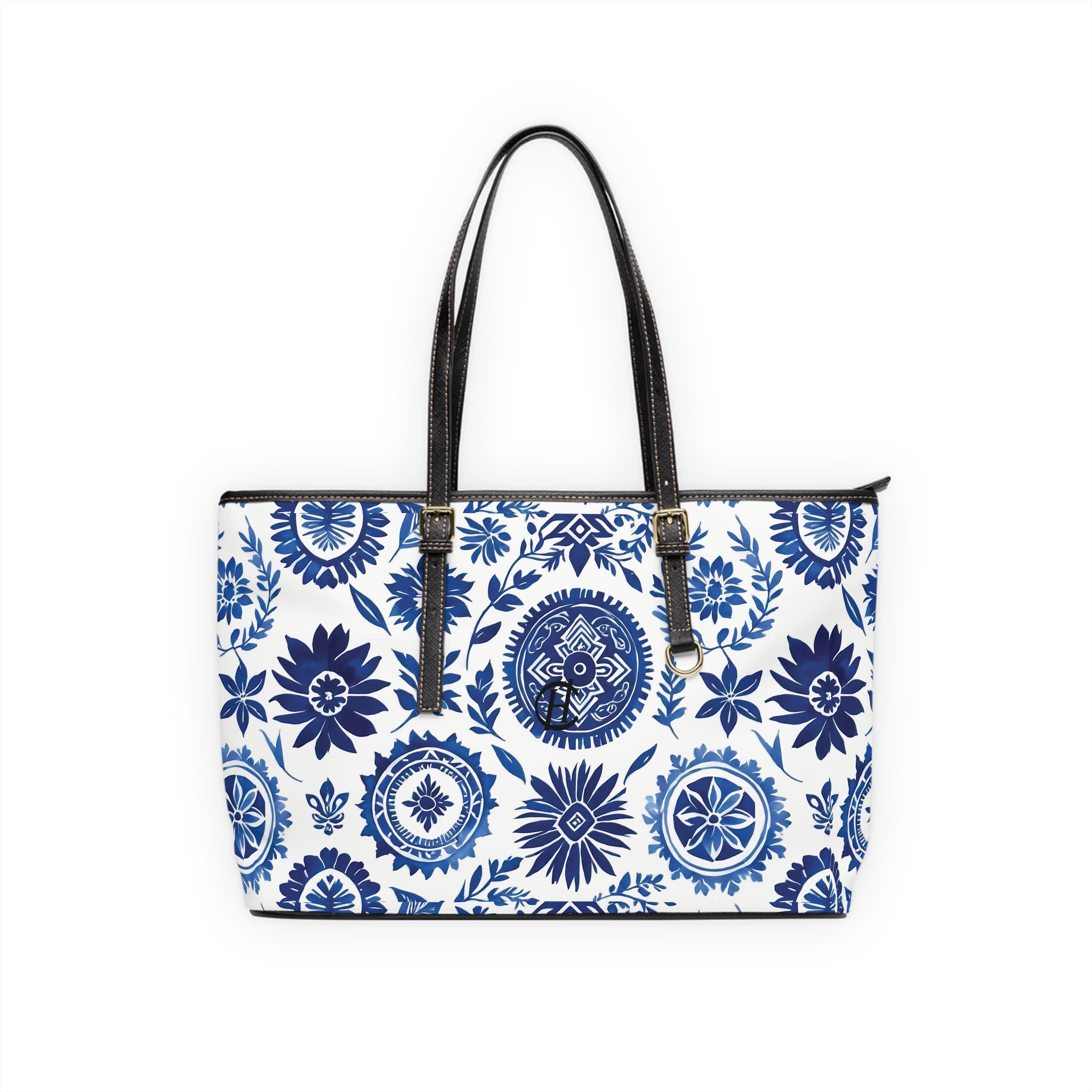 HUMANCHIC Royal Azure Leather Shoulder Bag