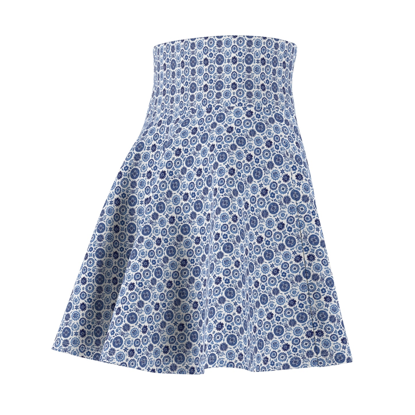 Royal Azure Women's Skater Skirt #PY