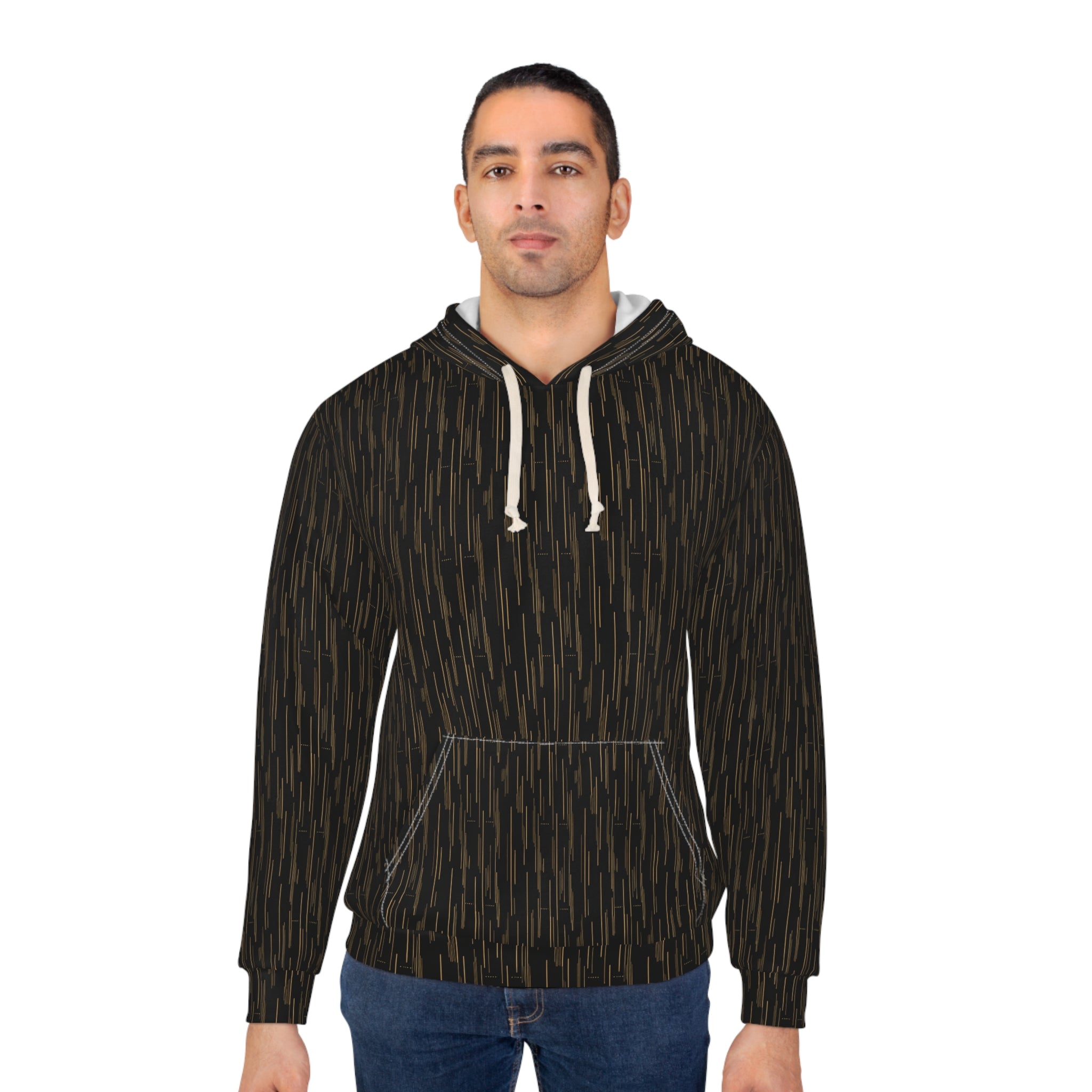Black Matrix Pullover Hoodie Women