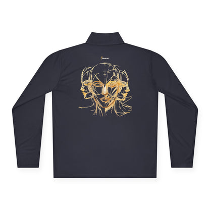 Faces Unisex Quarter-Zip Pullover #PY
