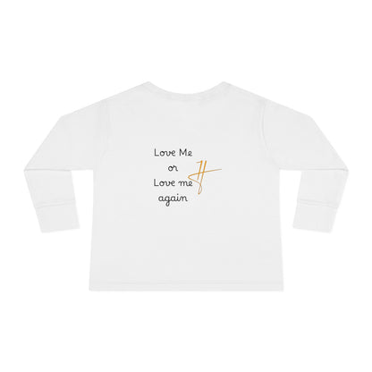 Wanted Cat Toddler Long Sleeve Tee #PY