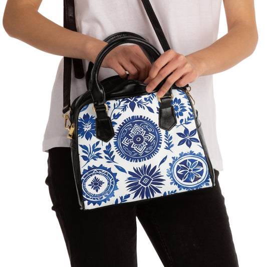 Royal Azure Shoulder Handbag #PY