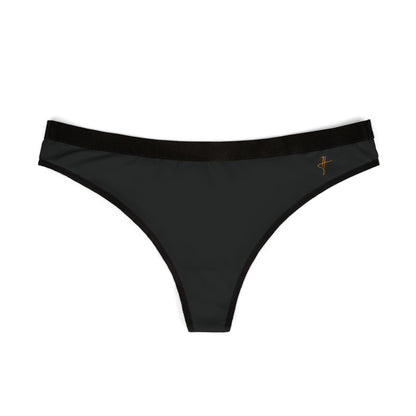 H Elegant Black Women's Bikini, Comfort Underwear #PY