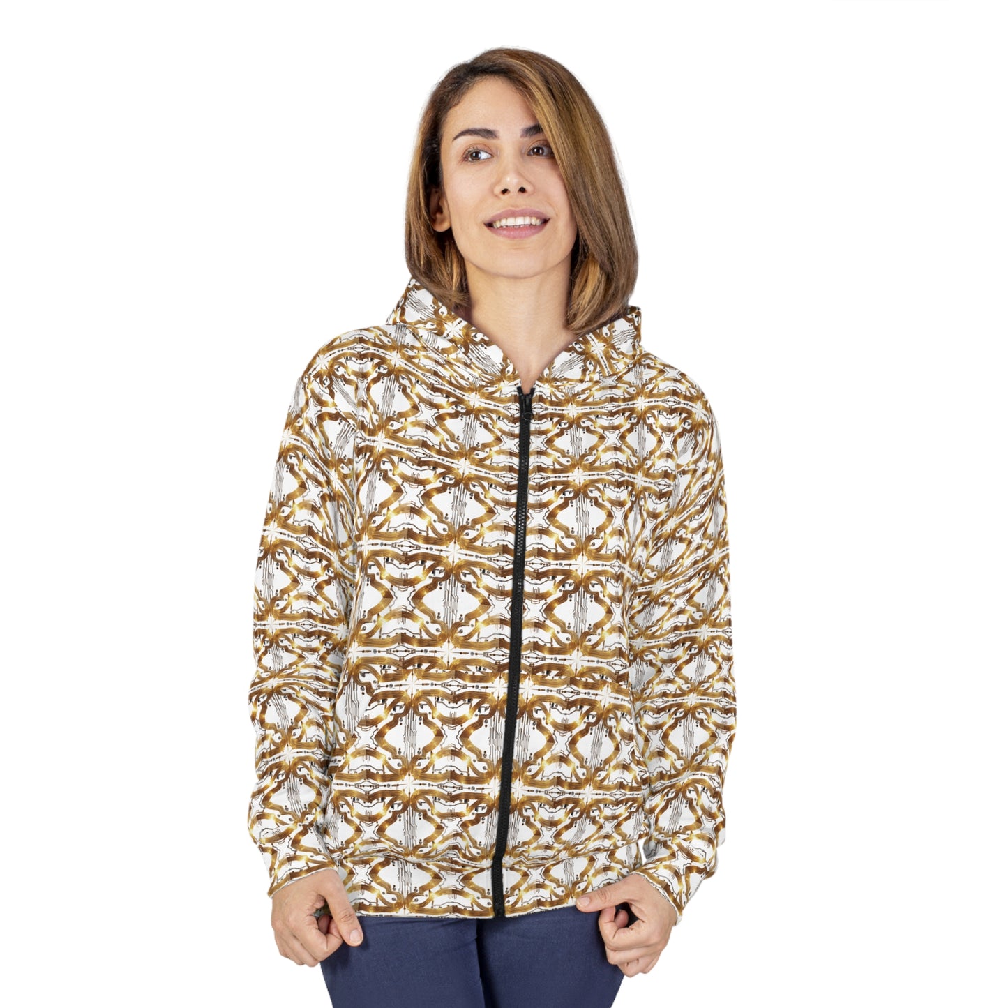 Circuit Unisex Zip Hoodie #PY