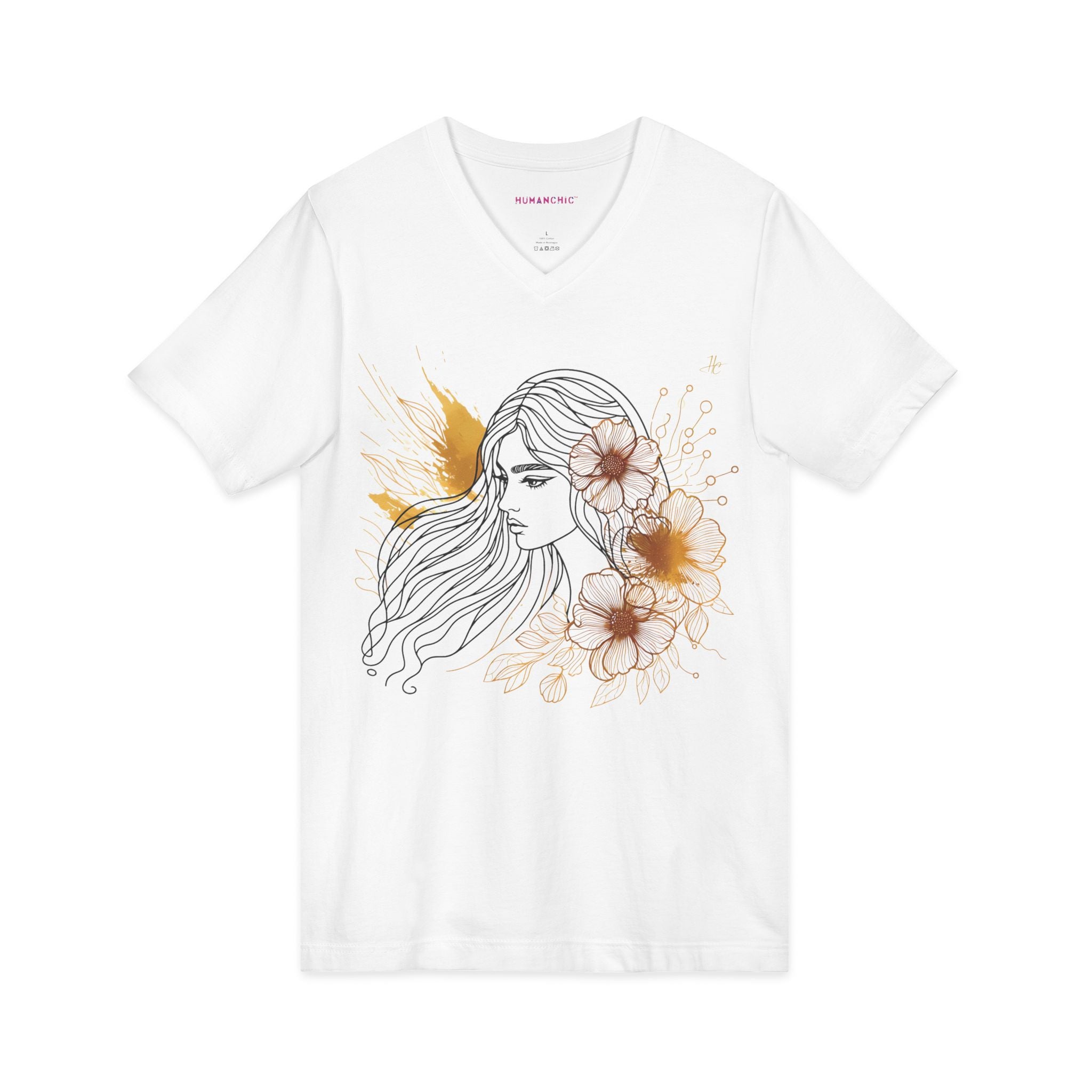 HUMANCHIC Refined V-Neck Tee — Women