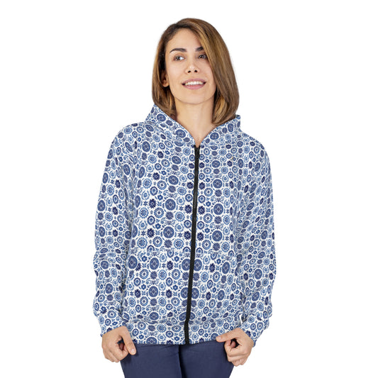 Royal Azure Zip Hoodie #PY