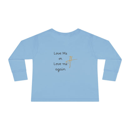 Wanted Cat Toddler Long Sleeve Tee #PY