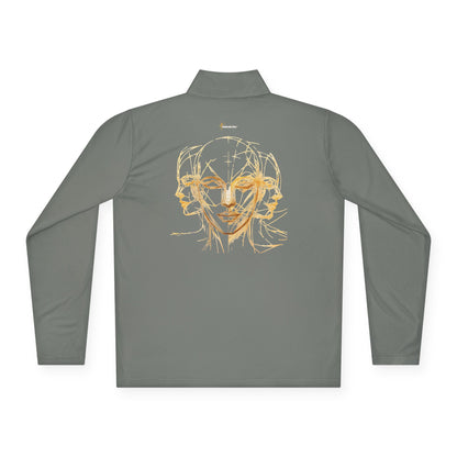 Faces Unisex Quarter-Zip Pullover #PY