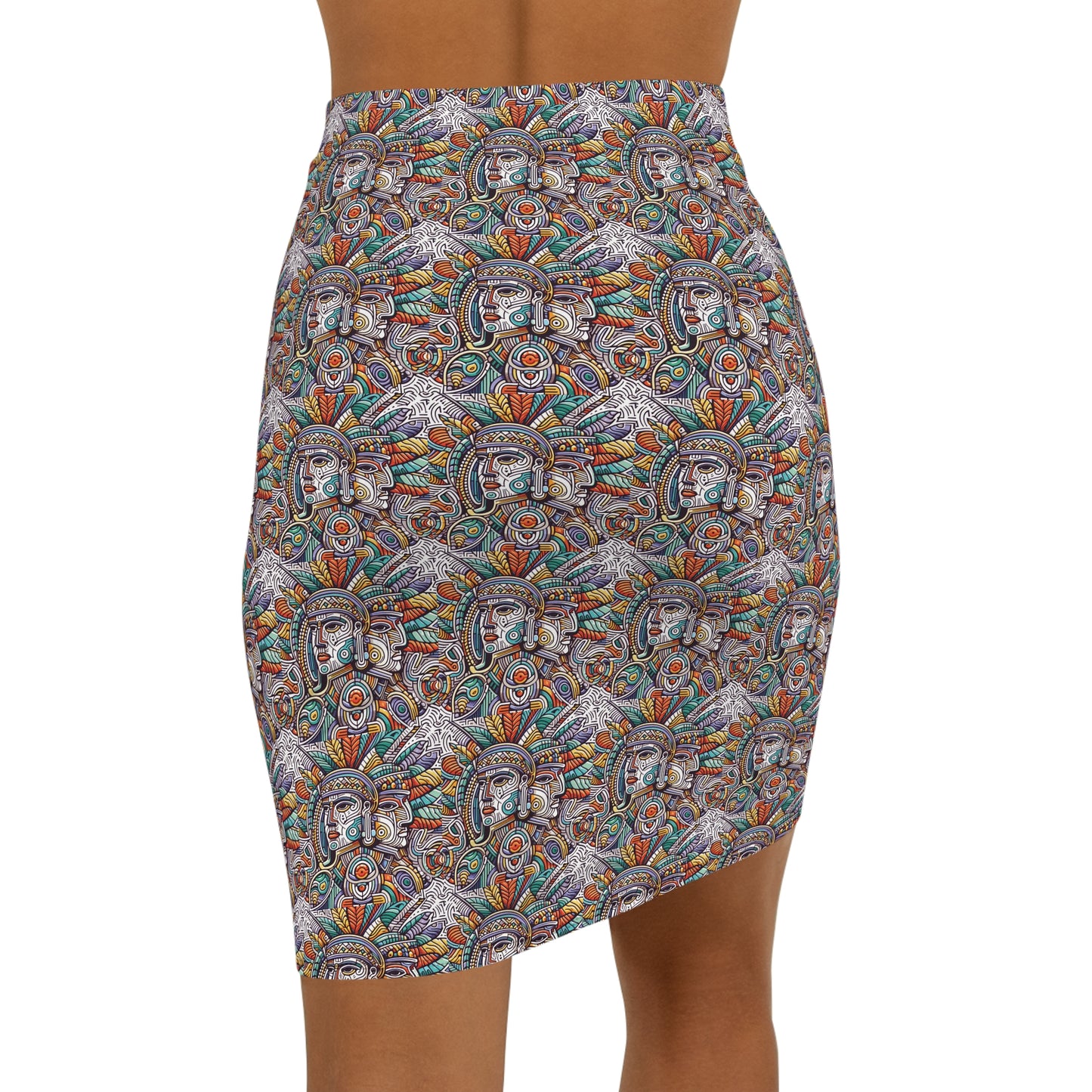 Cherokee Mid-Waist Pencil Skirt #PY