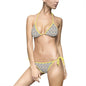 Flowered GEO Women's Bikini Swimsuit #PY