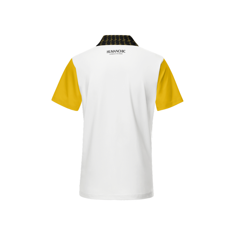 Love Women's Classic Fit Short-Sleeve Polo Shirt-Novatomato - yellow