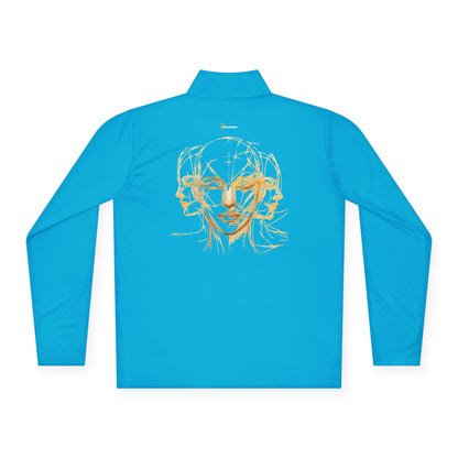 Faces Unisex Quarter-Zip Pullover #PY