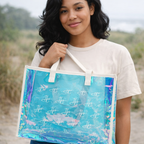 HUMANCHIC Travel-ready Holographic Tote — Unisex