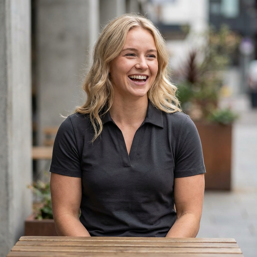 HUMANCHIC City Stretch Polo — Women