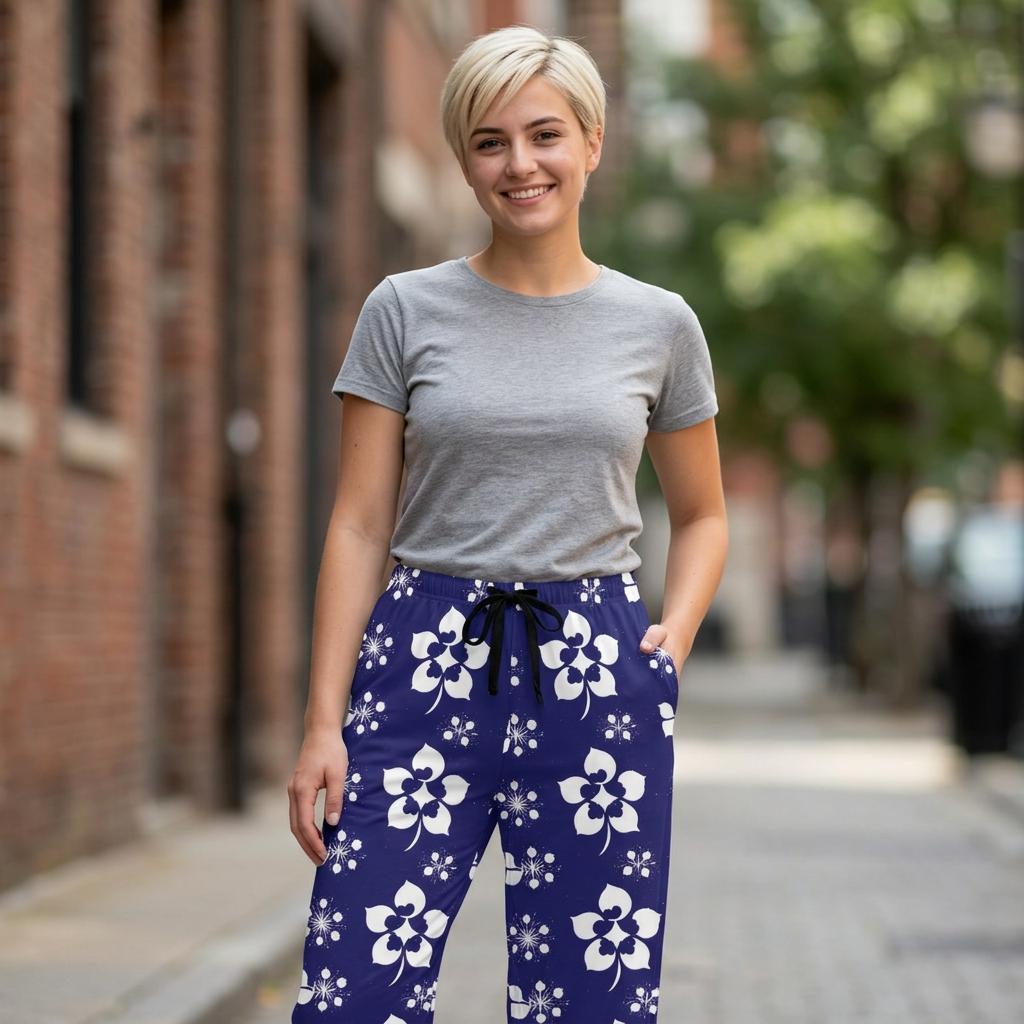 Navy trevor Legging Pants Woman