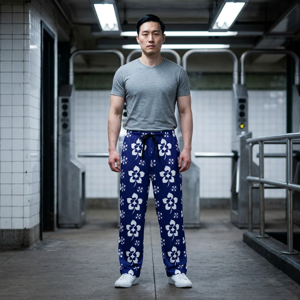 Navy trevor Legging Pants Woman