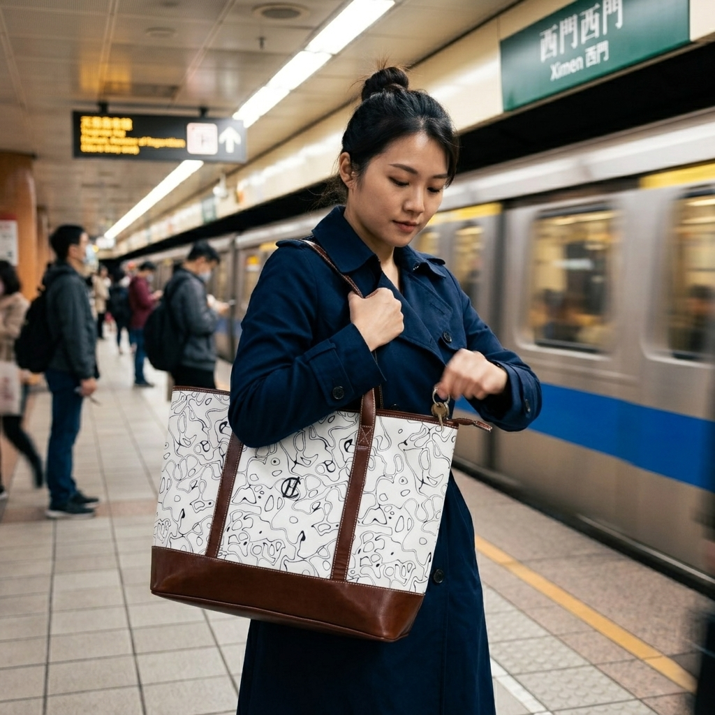 HUMANCHIC Atelier Everyday Marble Sketch Tote — Women