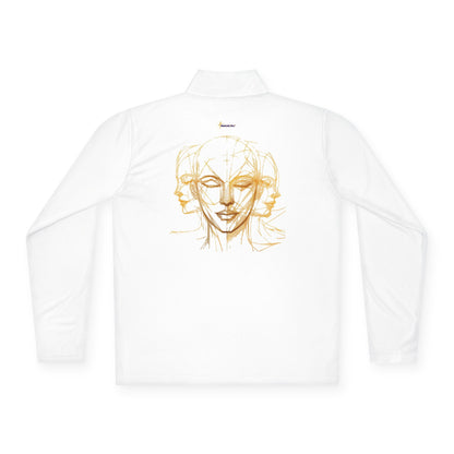 Faces Unisex Quarter-Zip Pullover #PY