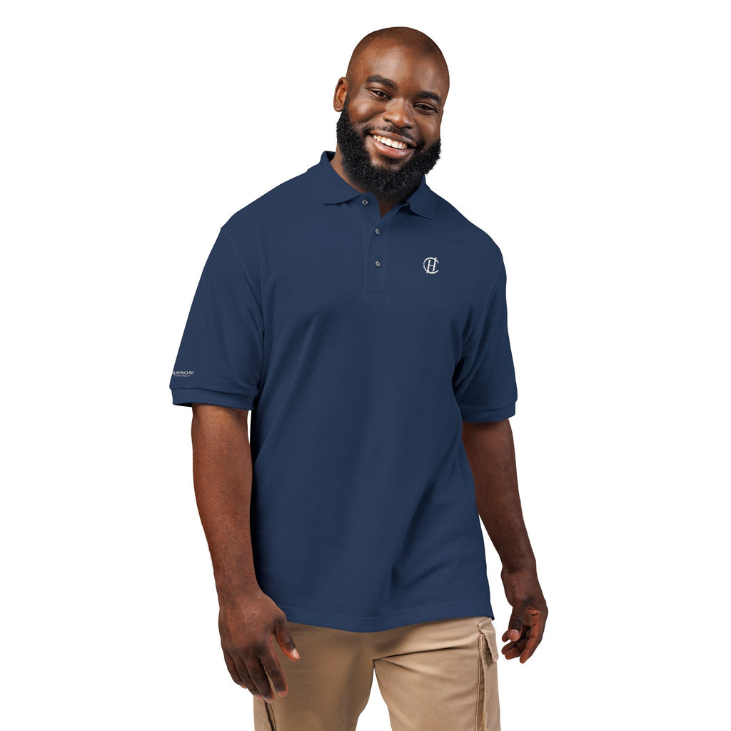 Polo raffiné en piqué HUMANCHIC — Homme