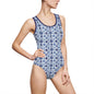 Royal Azure One-Piece Swimsuit #PY