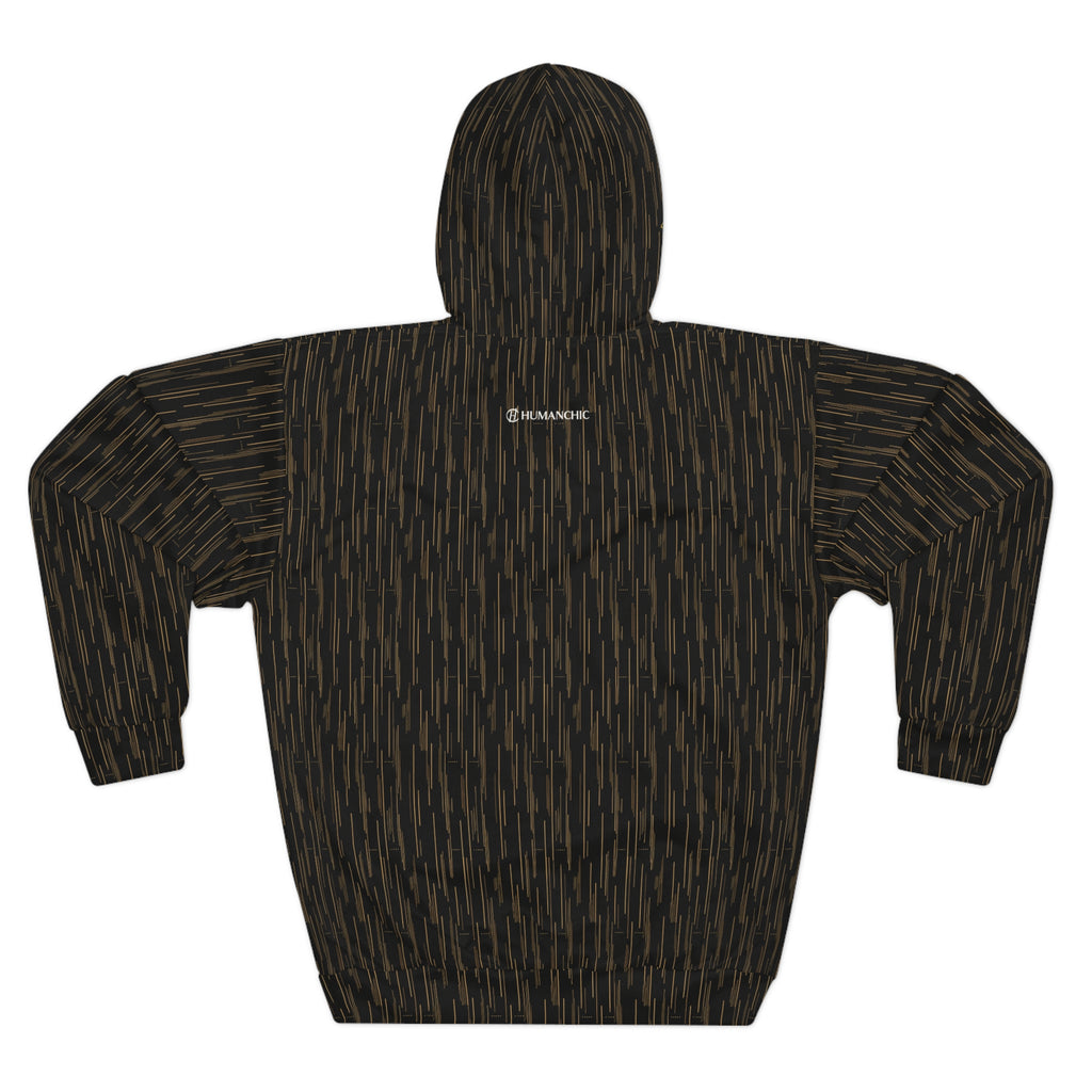 Black Matrix Pullover Hoodie Women