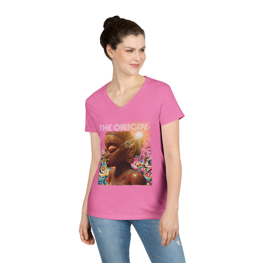 African Origin V-Neck T-Shirt #PY