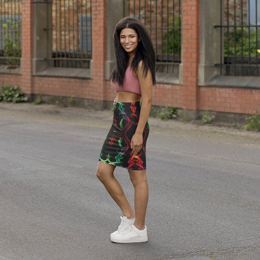 Zephyr Midi-Waist Pencil Skirt #PY