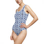 Royal Azure One-Piece Swimsuit #PY