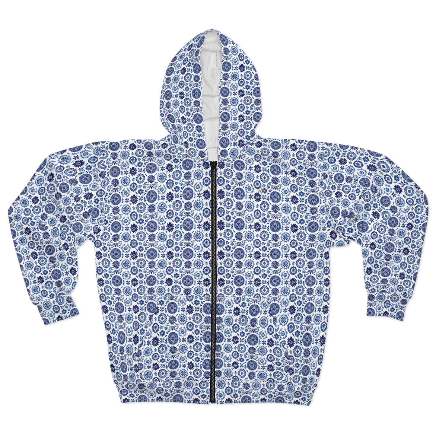 Royal Azure Zip Hoodie #PY