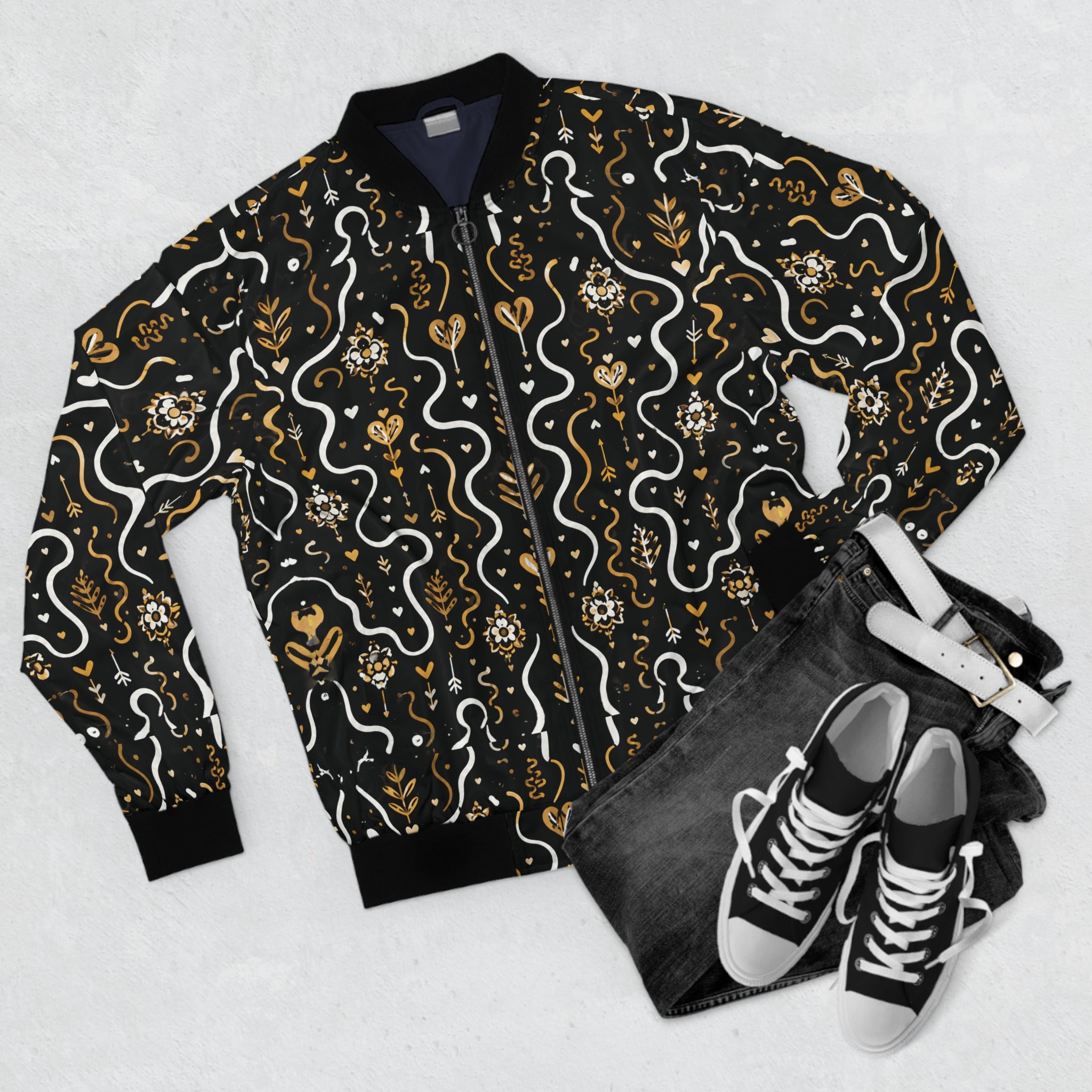 Ancient Symbol Bomber Jacket - Unisex
