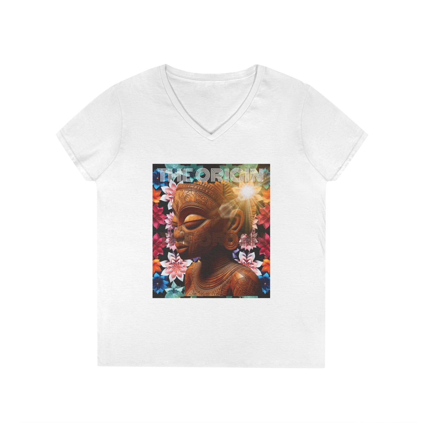 African Origin V-Neck T-Shirt #PY