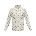 Men's Long Sleeve Quarter Zip -Cotton Feel 200g