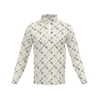 Men's Long Sleeve Quarter Zip -Cotton Feel 200g
