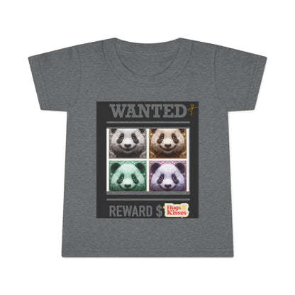 Wanted Panda Reward Toddler T-Shirt #PY