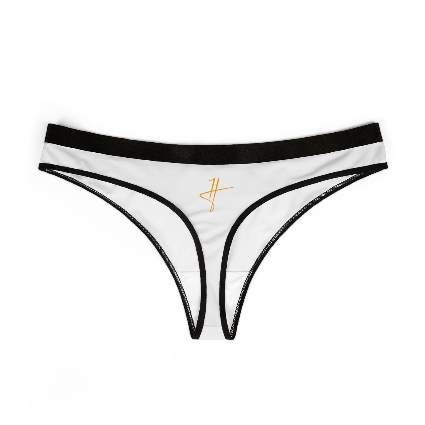 Women's White Thongs, Comfortable Underwear #PY