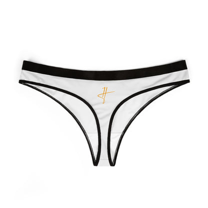 Women's White Thongs, Comfortable Underwear #PY