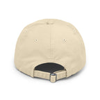 Distressed Black Cap HC Script Embroidery