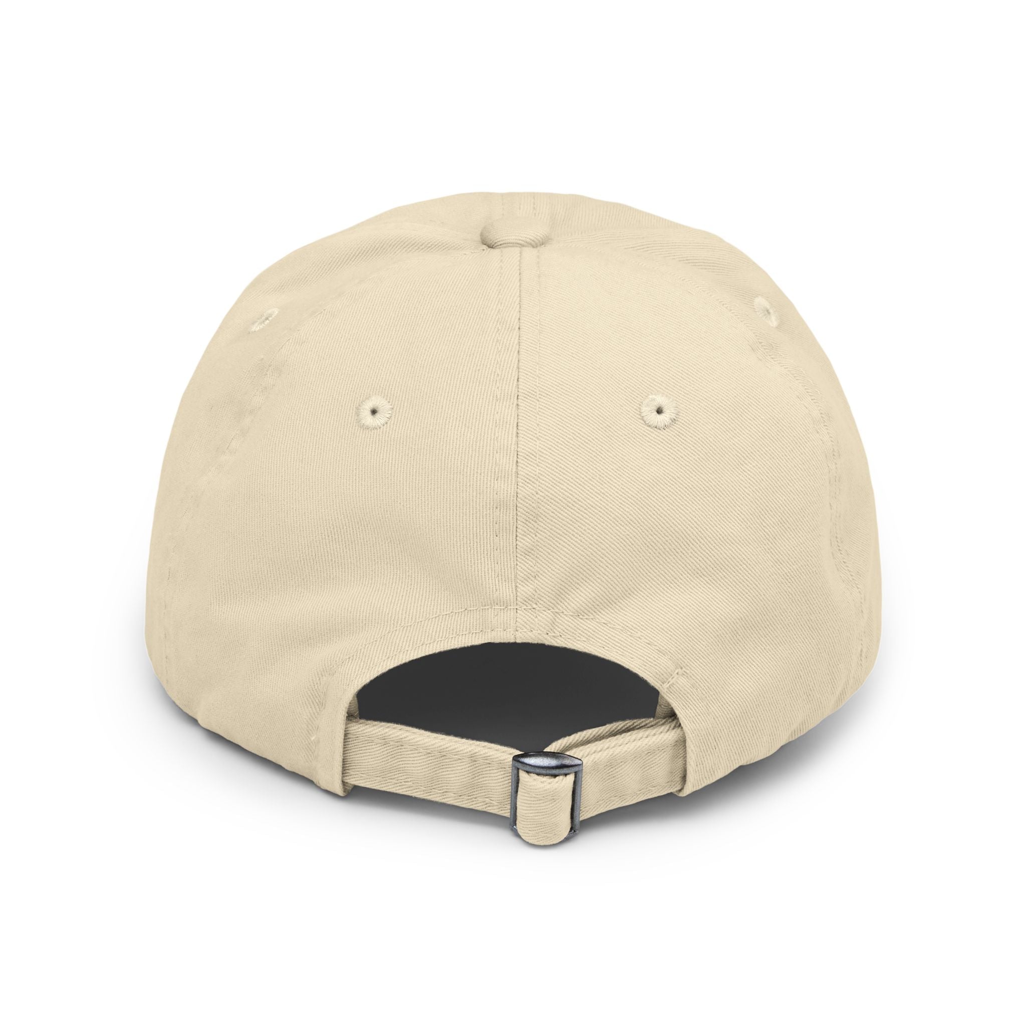 Distressed Black Cap HC Script Embroidery