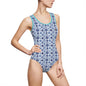 Royal Azure One-Piece Swimsuit #PY