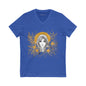 Art Line Calm v-neck t-shirt #PY